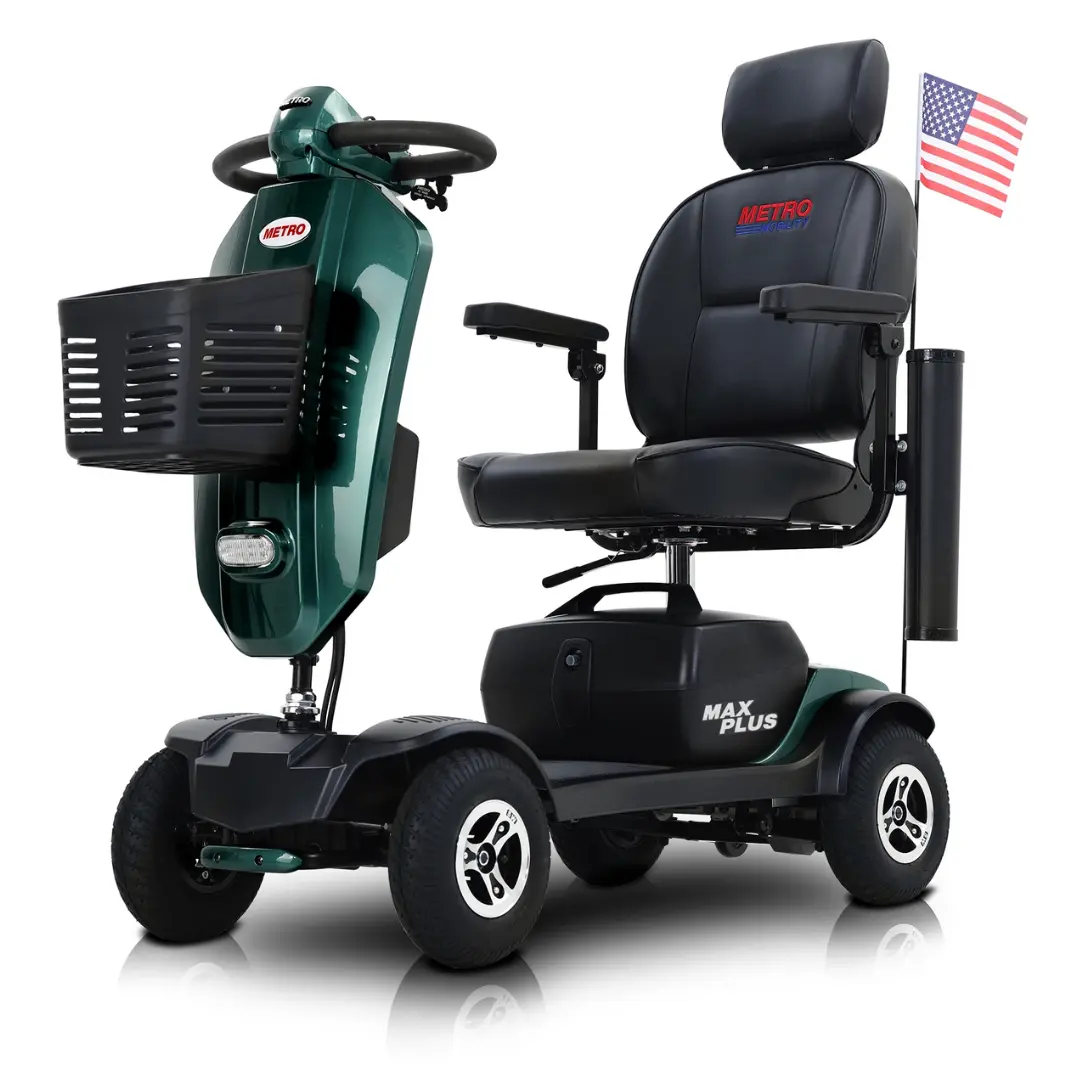 MAX PLUS EMERALD Four Wheel Outdoor Compact Mobility Scooter
