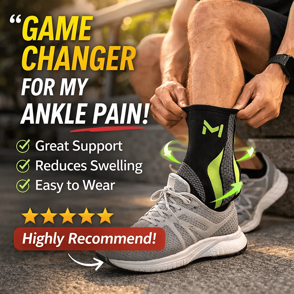 🏋🏻AnkleShield™ — Compression Ankle Support for Stability & Active Movement🏃‍♂️
